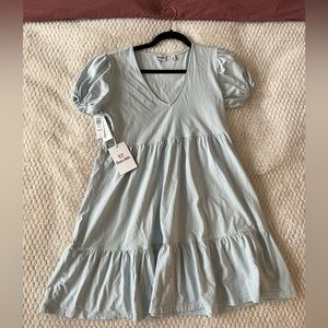 Aritzia Sunday Best Cruise dress - size small - light blue - NWT